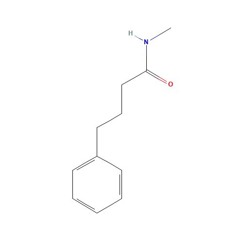 N-methyl-4-phenylbutanamide (CAS: 42407-51-2) - Chemical Structure and Molecular Formula 