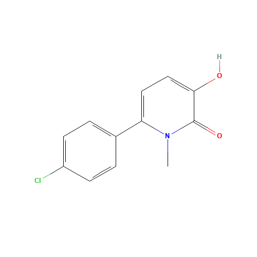 6-(4-chlorophenyl)-3-hydroxy-1-methylpyridin-2-one (CAS: 1333146-82-9) - Related Chemical Product