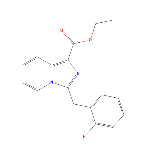 ethyl 3-[(2-fluorophenyl)methyl]imidazo[1,5-a]pyridine-1-carboxylate (CAS: 1011528-01-0) - Related Chemical Product