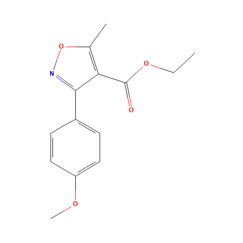 ethyl 3-(4-methoxyphenyl)-5-methyl-1,2-oxazole-4-carboxylate (CAS: 495417-31-7) - Related Chemical Product