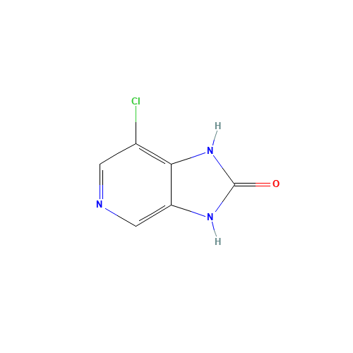 7-chloro-1,3-dihydroimidazo[4,5-c]pyridin-2-one (CAS: 929074-46-4) - Chemical Structure and Molecular Formula 