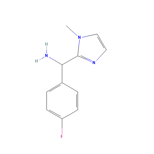 (4-fluorophenyl)-(1-methylimidazol-2-yl)methanamine (CAS: 872107-78-3) - Related Chemical Product