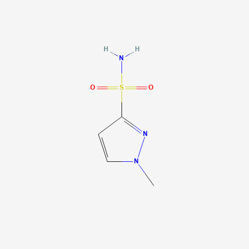 1-methylpyrazole-3-sulfonamide (CAS: 88398-97-4) - Chemical Structure and Molecular Formula 