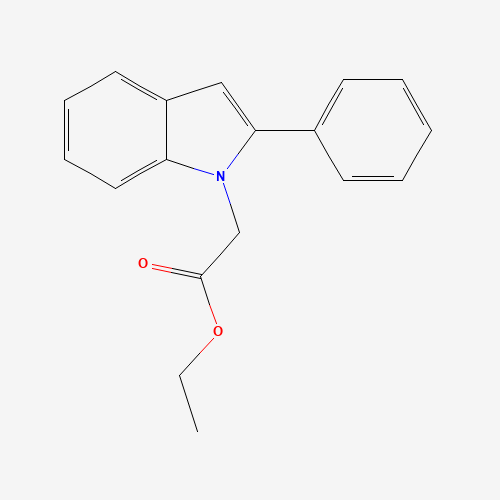 ethyl 2-(2-phenylindol-1-yl)acetate (CAS: 65746-57-8) - Related Chemical Product