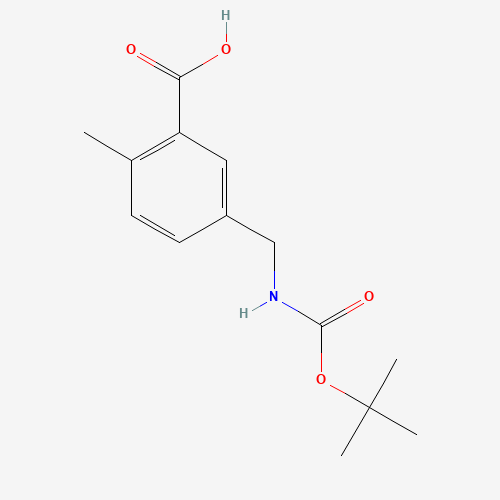 2-methyl-5-[[(2-methylpropan-2-yl)oxycarbonylamino]methyl]benzoic acid (CAS: 165950-06-1) - Related Chemical Product