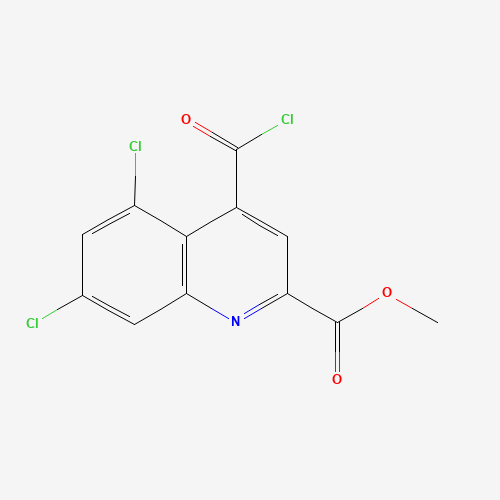 methyl 4-carbonochloridoyl-5,7-dichloroquinoline-2-carboxylate (CAS: 132690-15-4) - Related Chemical Product