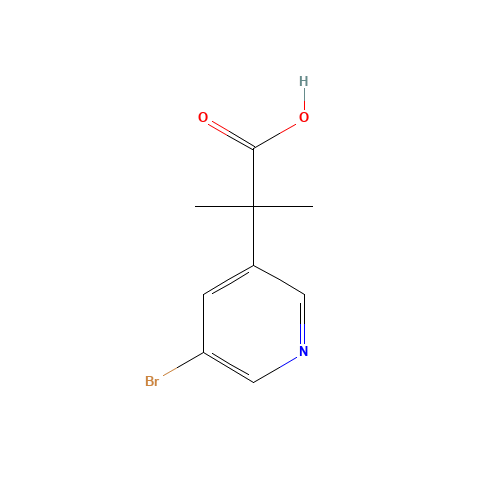2-(5-bromopyridin-3-yl)-2-methylpropanoic acid (CAS: 1256816-83-7) - Related Chemical Product