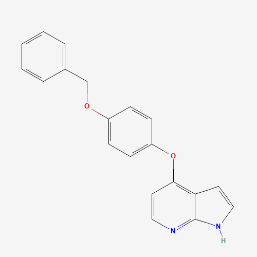 4-(4-phenylmethoxyphenoxy)-1H-pyrrolo[2,3-b]pyridine (CAS: 769961-42-4) - Related Chemical Product