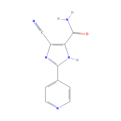 4-cyano-2-pyridin-4-yl-1H-imidazole-5-carboxamide (CAS: 51294-33-8) - Related Chemical Product