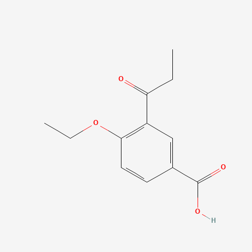4-ethoxy-3-propanoylbenzoic acid (CAS: 258273-24-4) - Related Chemical Product