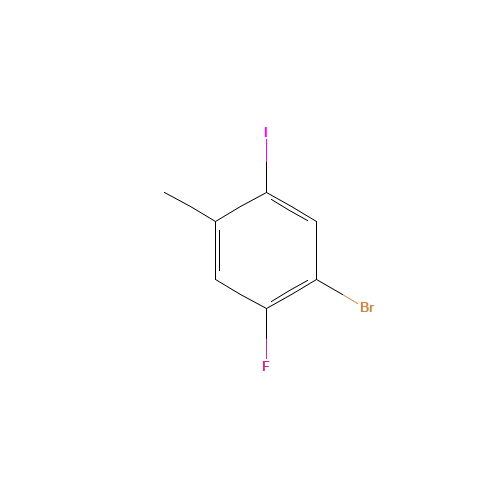 1-bromo-2-fluoro-5-iodo-4-methylbenzene (CAS: 870704-15-7) - Related Chemical Product