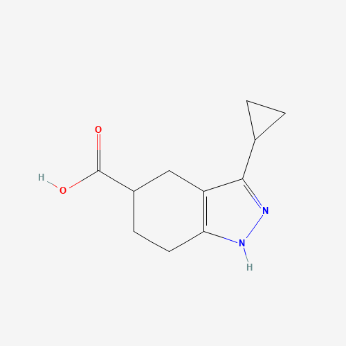 3-cyclopropyl-4,5,6,7-tetrahydro-1H-indazole-5-carboxylic acid (CAS: 1359655-90-5) - Related Chemical Product