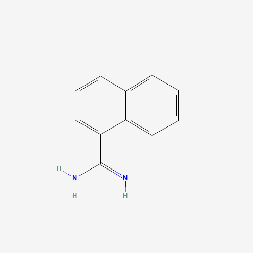 naphthalene-1-carboximidamide (CAS: 14805-64-2) - Chemical Structure and Molecular Formula 