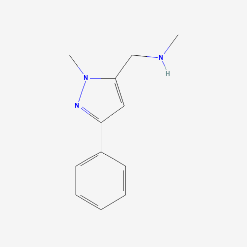 N-methyl-1-(2-methyl-5-phenylpyrazol-3-yl)methanamine (CAS: 864068-98-4) - Related Chemical Product