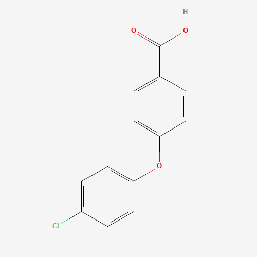 4-(4-chlorophenoxy)benzoic acid (CAS: 21120-67-2) - Chemical Structure and Molecular Formula 