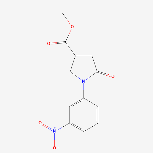 methyl 1-(3-nitrophenyl)-5-oxopyrrolidine-3-carboxylate (CAS: 345297-81-6) - Related Chemical Product