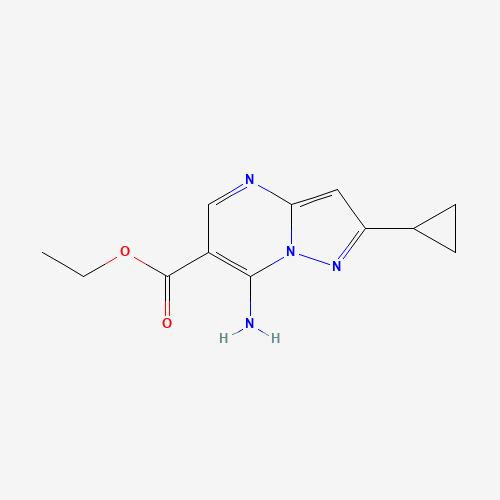 ethyl 7-amino-2-cyclopropylpyrazolo[1,5-a]pyrimidine-6-carboxylate (CAS: 1245768-57-3) - Related Chemical Product
