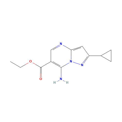 ethyl 7-amino-2-cyclopropylpyrazolo[1,5-a]pyrimidine-6-carboxylate (CAS: 1245768-57-3) - Related Chemical Product