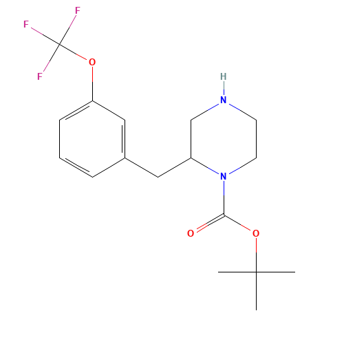 tert-butyl 2-[[3-(trifluoromethoxy)phenyl]methyl]piperazine-1-carboxylate (CAS: 886774-02-3) - Related Chemical Product