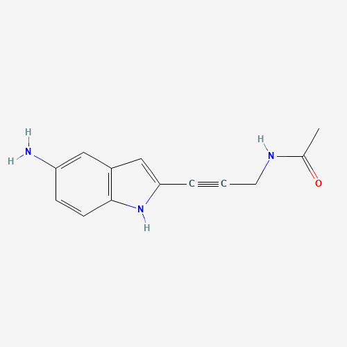 N-[3-(5-amino-1H-indol-2-yl)prop-2-ynyl]acetamide (CAS: 1246471-91-9) - Related Chemical Product