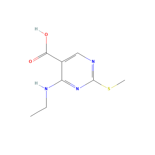 4-(ethylamino)-2-methylsulfanylpyrimidine-5-carboxylic acid (CAS: 1089724-08-2) - Related Chemical Product