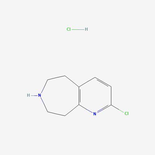 2-chloro-6,7,8,9-tetrahydro-5H-pyrido[2,3-d]azepine;hydrochloride (CAS: 1003591-00-1) - Related Chemical Product