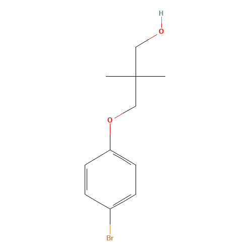 3-(4-bromophenoxy)-2,2-dimethylpropan-1-ol (CAS: 279262-76-9) - Related Chemical Product