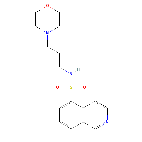 N-(3-morpholin-4-ylpropyl)isoquinoline-5-sulfonamide (CAS: 84468-35-9) - Related Chemical Product