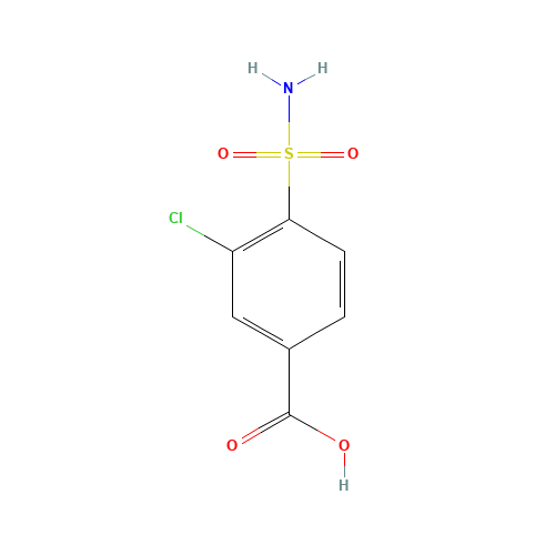 3-chloro-4-sulfamoylbenzoic acid (CAS: 34263-53-1) - Related Chemical Product
