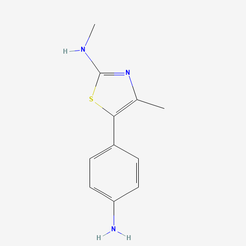 5-(4-aminophenyl)-N,4-dimethyl-1,3-thiazol-2-amine (CAS: 1395030-00-8) - Related Chemical Product