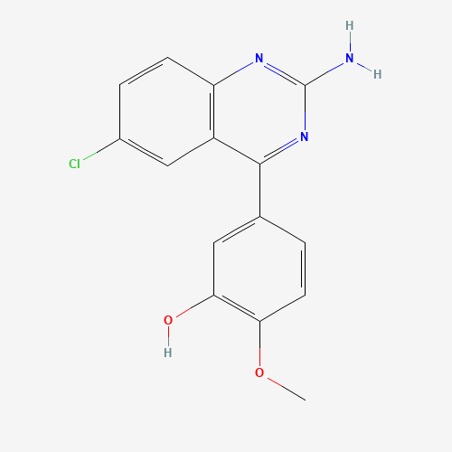 5-(2-amino-6-chloroquinazolin-4-yl)-2-methoxyphenol (CAS: 1169836-06-9) - Related Chemical Product