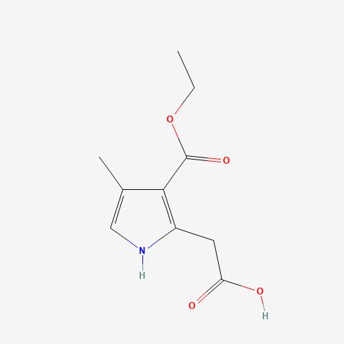 2-(3-ethoxycarbonyl-4-methyl-1H-pyrrol-2-yl)acetic acid (CAS: 945381-57-7) - Related Chemical Product