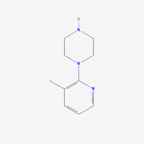 1-(3-methylpyridin-2-yl)piperazine (CAS: 104396-10-3) - Chemical Structure and Molecular Formula 