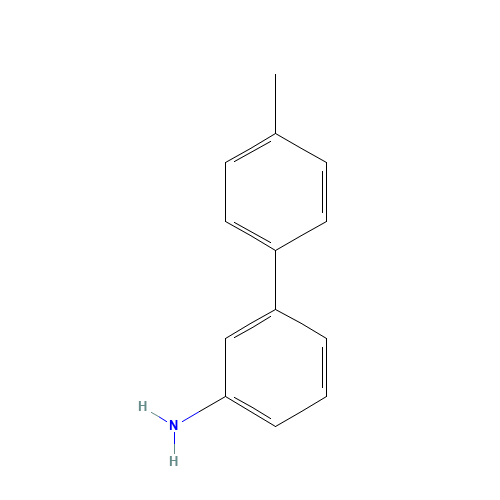 3-(4-methylphenyl)aniline (CAS: 400751-16-8) - Chemical Structure and Molecular Formula 