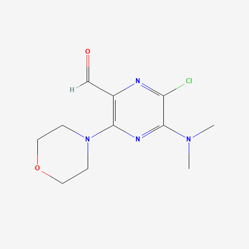6-chloro-5-(dimethylamino)-3-morpholin-4-ylpyrazine-2-carbaldehyde (CAS: 90601-47-1) - Related Chemical Product