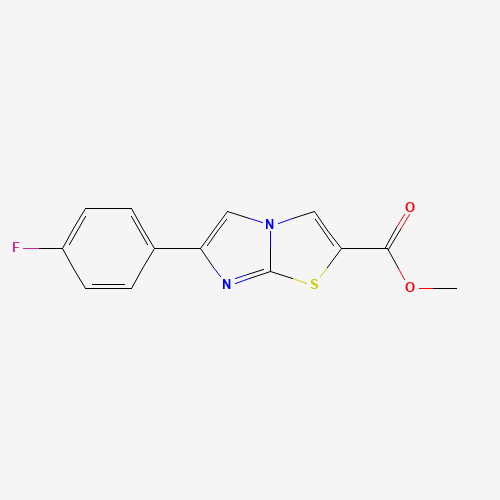 methyl 6-(4-fluorophenyl)imidazo[2,1-b][1,3]thiazole-2-carboxylate (CAS: 1082605-11-5) - Related Chemical Product
