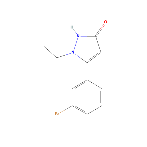 3-(3-bromophenyl)-2-ethyl-1H-pyrazol-5-one (CAS: 1289203-52-6) - Related Chemical Product
