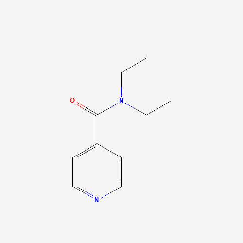 N,N-diethylpyridine-4-carboxamide (CAS: 530-40-5) - Chemical Structure and Molecular Formula 