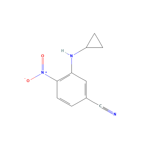 3-(cyclopropylamino)-4-nitrobenzonitrile (CAS: 1356483-72-1) - Related Chemical Product