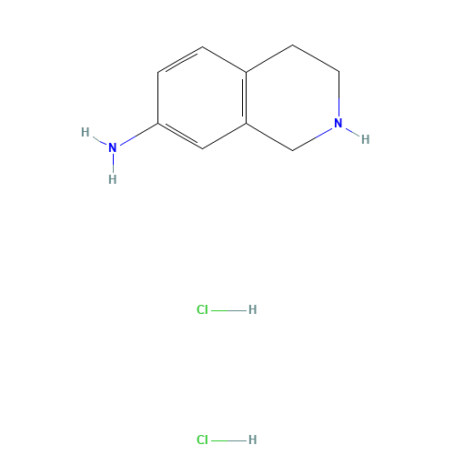 1,2,3,4-tetrahydroisoquinolin-7-amine;dihydrochloride (CAS: 200137-80-0) - Chemical Structure and Molecular Formula 