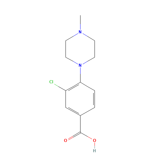 3-chloro-4-(4-methylpiperazin-1-yl)benzoic acid (CAS: 1197193-33-1) - Related Chemical Product