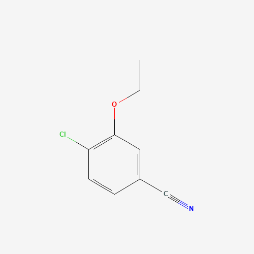 4-chloro-3-ethoxybenzonitrile (CAS: 933585-28-5) - Chemical Structure and Molecular Formula 