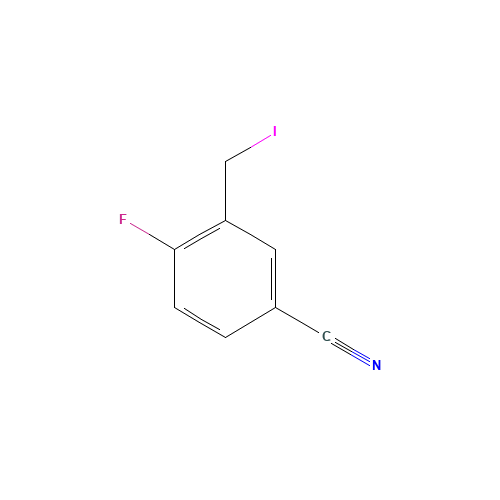 4-fluoro-3-(iodomethyl)benzonitrile (CAS: 1340556-03-7) - Related Chemical Product