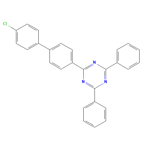 2-[4-(4-chlorophenyl)phenyl]-4,6-diphenyl-1,3,5-triazine (CAS: 1443049-86-2) - Related Chemical Product
