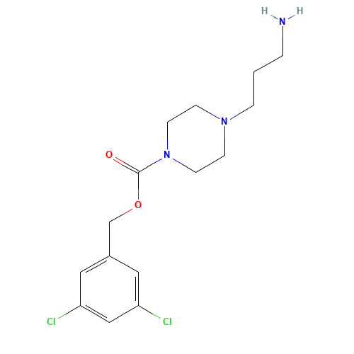(3,5-dichlorophenyl)methyl 4-(3-aminopropyl)piperazine-1-carboxylate (CAS: 1613513-50-0) - Related Chemical Product