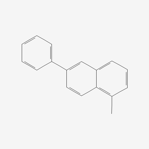 1-methyl-6-phenylnaphthalene (CAS: 18612-93-6) - Chemical Structure and Molecular Formula 