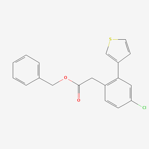 benzyl 2-(4-chloro-2-thiophen-3-ylphenyl)acetate (CAS: 958219-48-2) - Related Chemical Product