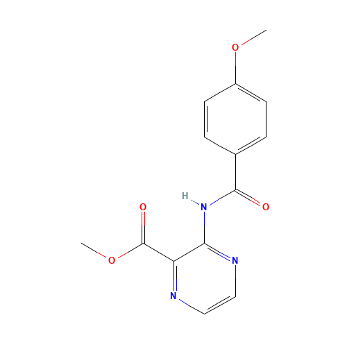 methyl 3-[(4-methoxybenzoyl)amino]pyrazine-2-carboxylate (CAS: 155513-79-4) - Related Chemical Product