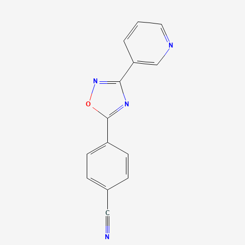 4-(3-pyridin-3-yl-1,2,4-oxadiazol-5-yl)benzonitrile (CAS: 1033724-12-7) - Related Chemical Product