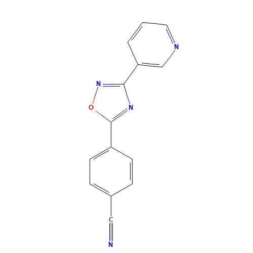 4-(3-pyridin-3-yl-1,2,4-oxadiazol-5-yl)benzonitrile (CAS: 1033724-12-7) - Related Chemical Product